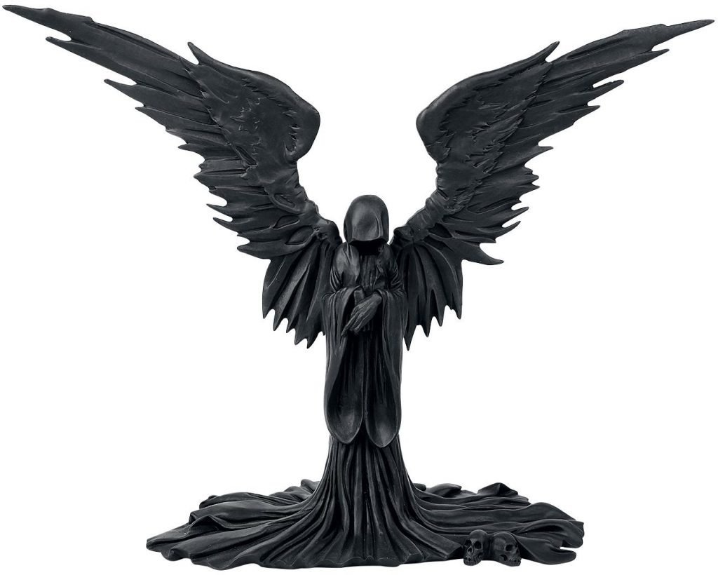 статуя черного ангела